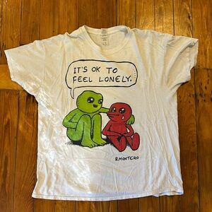 ORIGINAL bjenny montero it’s ok to feel lonely shirt XL